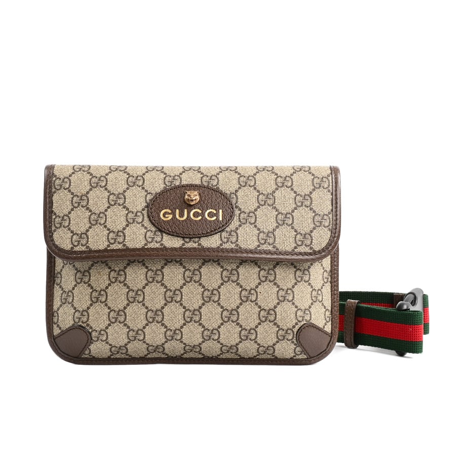【未使用品】  グッチ GGスプリームベルトバッグ  493930 GGスプリーム 元町本店
