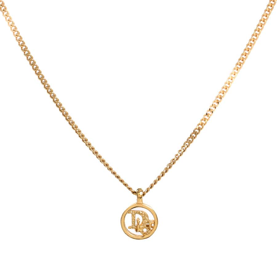 【中古A品】  ディオール ネックレス   ゴールドメッキ 新宿歌舞伎町店