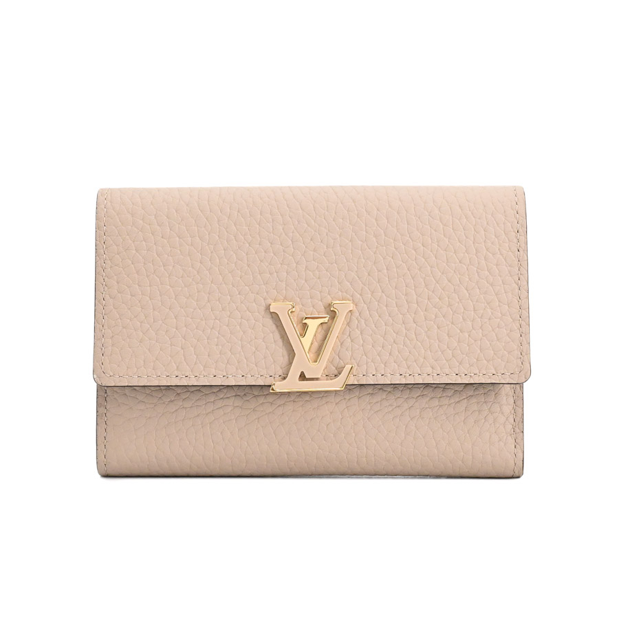 【未使用品】  ルイヴィトン ポルトフォイユカプシーヌコンパクト  M62159 トリヨンレザー 銀座