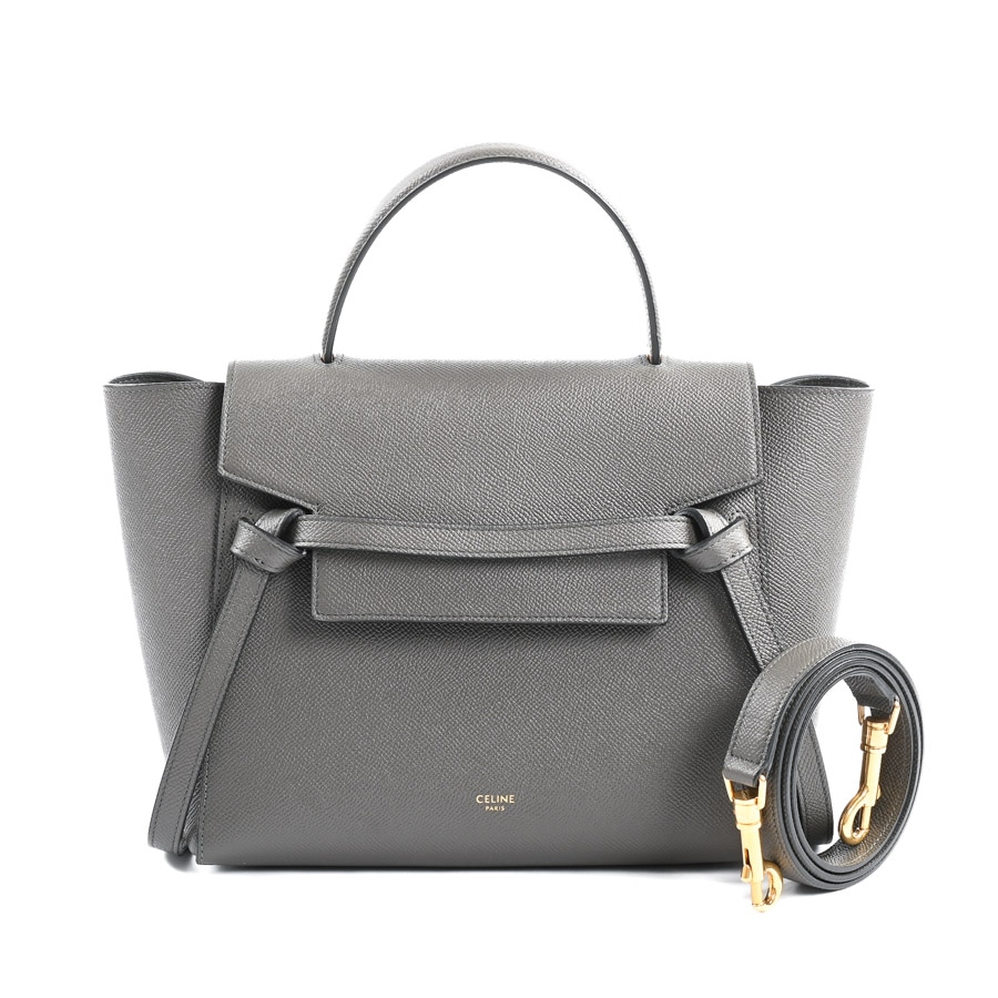 【中古A品】  セリーヌ ベルトバッグマイクロ  189153 型押しレザー 横浜関内店