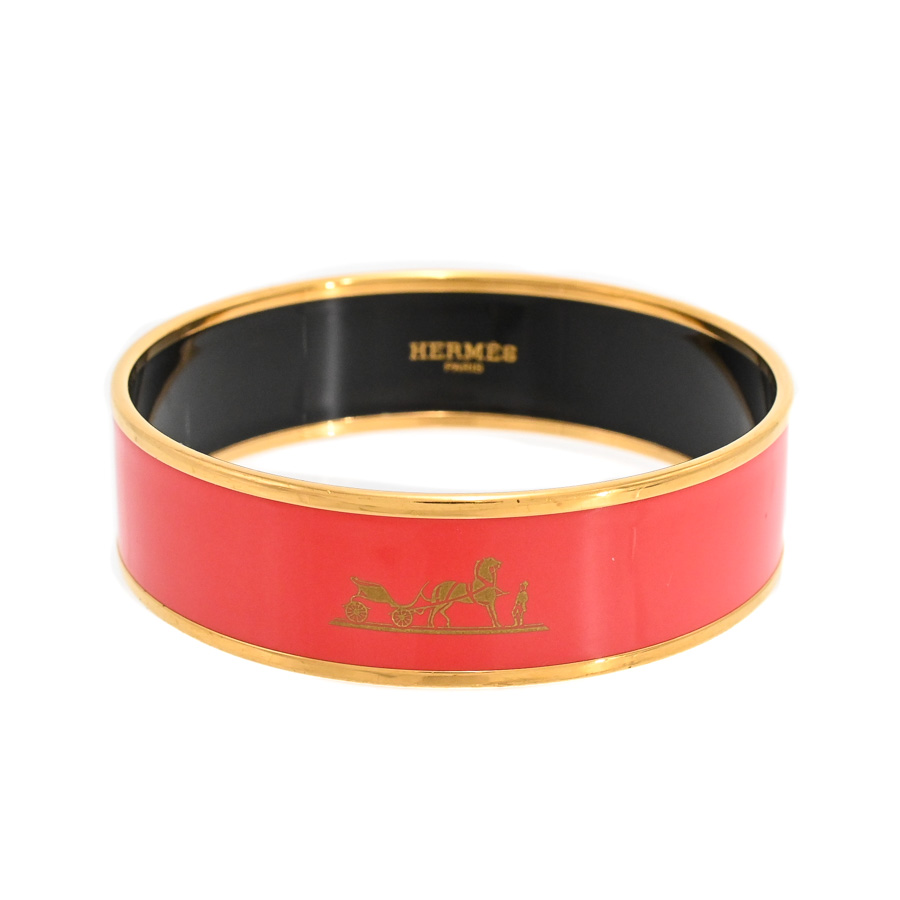 【中古AB品】  エルメス カレーシュGM   ゴールドメッキ 横浜関内店