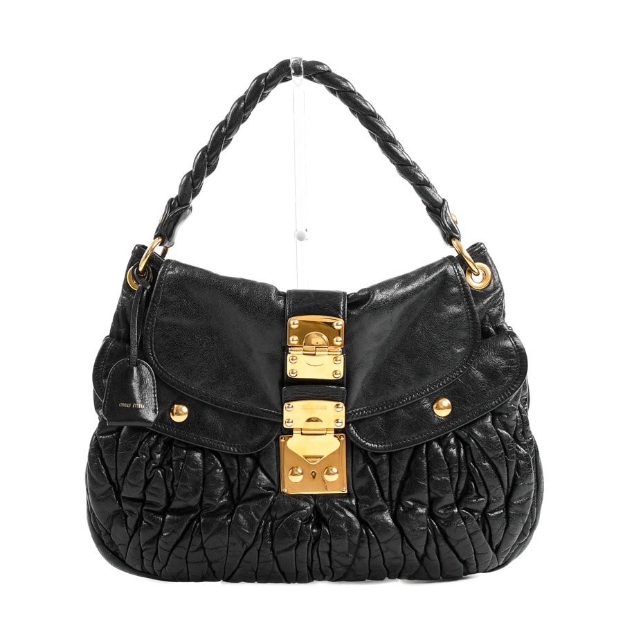 【中古AB品】  ミュウミュウ ショルダーバッグ  RN0884 カーフ 横浜関内店