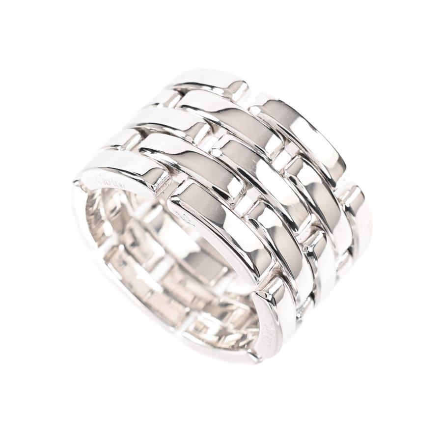 【中古A品】  カルティエ マイヨンパンテール  N4000257 K18ホワイトゴールド 銀座