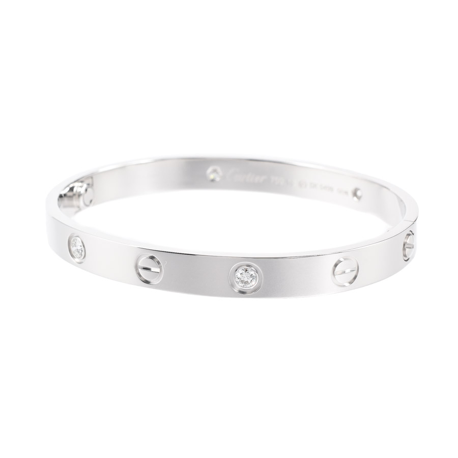 【中古A品】  カルティエ ラブブレス  B6035816 K18ホワイトゴールド 横浜関内店