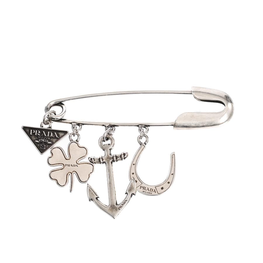 【中古A品】  プラダ メタルブローチ  2IS117  元町本店
