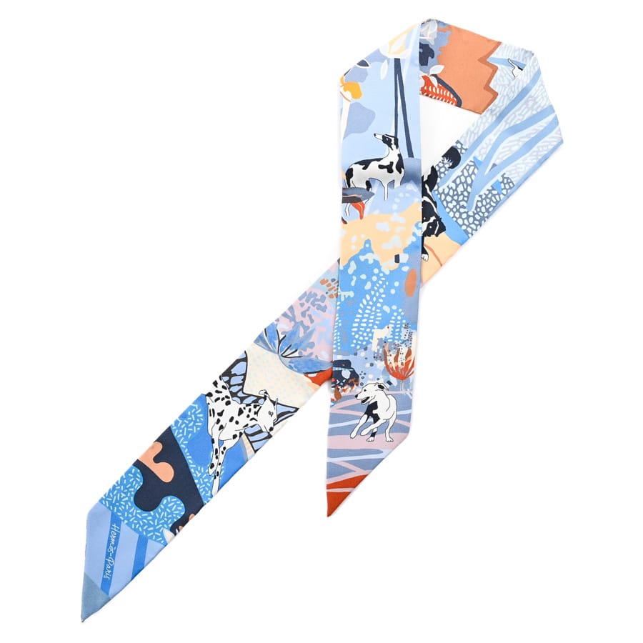 【中古SA品】  エルメス ツイリー   シルク 元町本店