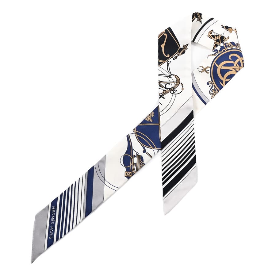 【未使用品】  エルメス ツイリー   シルク 元町本店