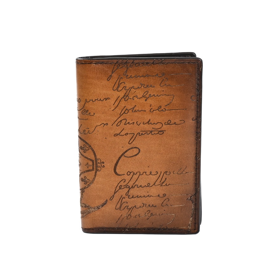 【中古AB品】  ベルルッティ ジャグアフラップカードホルダー   カーフ 元町本店