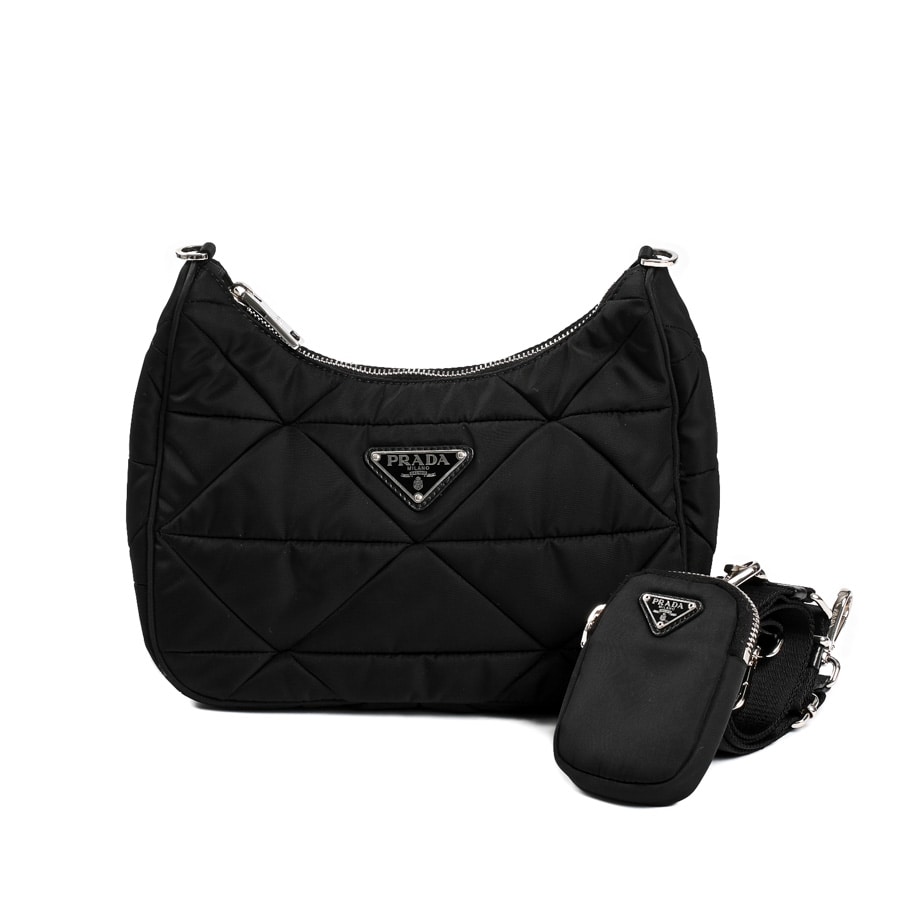 【中古A品】  プラダ パデッドショルダーバッグ  1BC151 テスート 元町本店