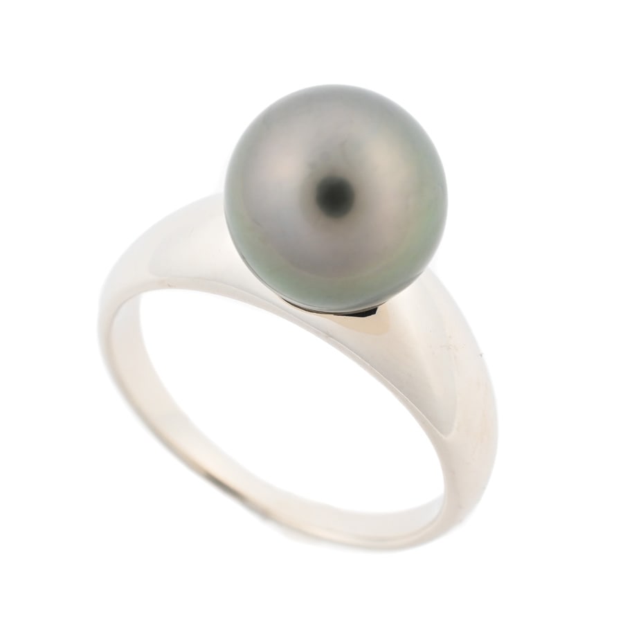【中古A品】  ノンブランドジュエリー パール リング   プラチナ900 THE YOKOHAMA FRONT