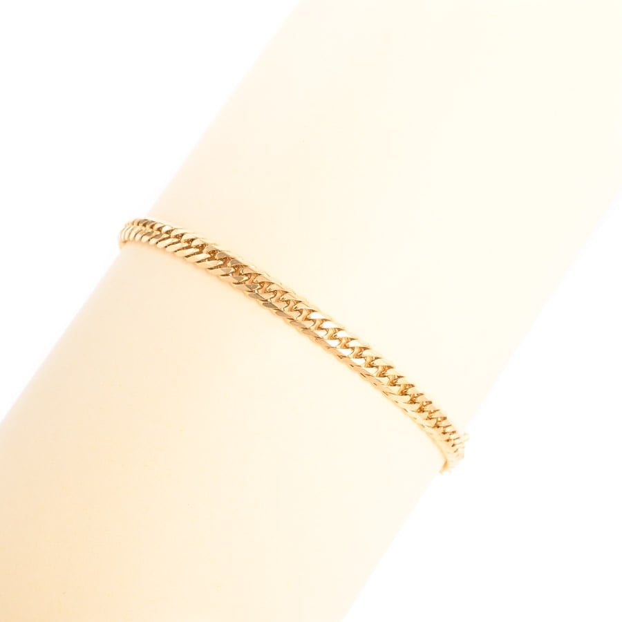 【中古A品】  ノンブランドジュエリー 喜平ブレスレット 8面ダブル 10.2g   K18YG 新宿歌舞伎町店