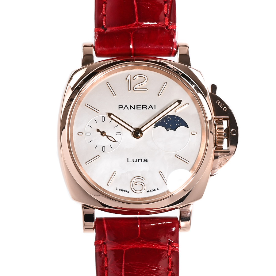【中古A品】  パネライ ルミノール ドゥエ ルナ ゴールドテック  PAM01181 ピンクゴールド 銀座