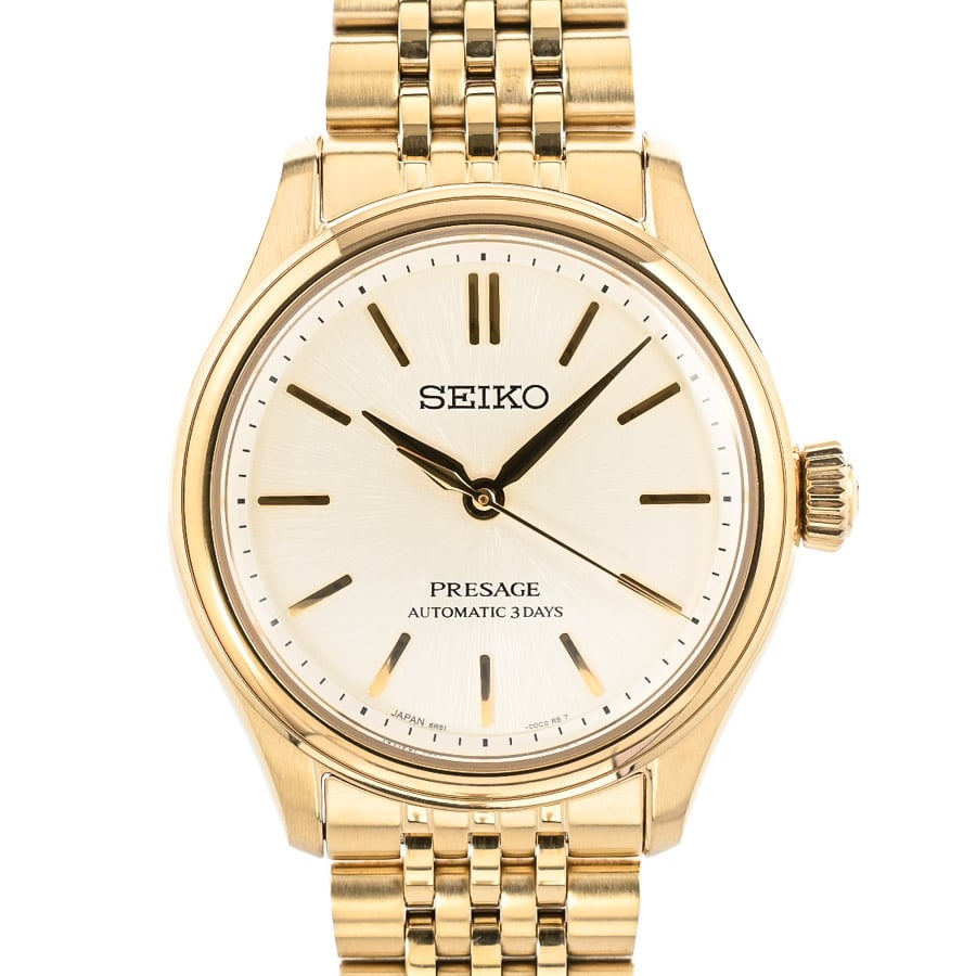 【中古A品】  セイコー プレザージュ  SARX132 ゴールドメッキ SHIBUYA
