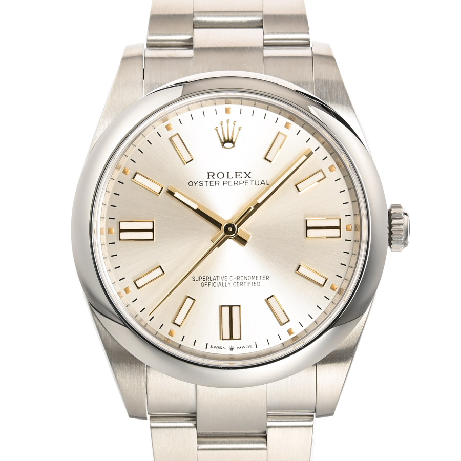 【中古A品】  ロレックス オイスターパーペチュアル41  124300 ステンレス 銀座