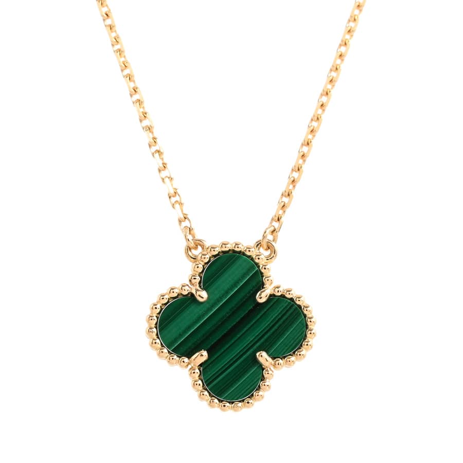 【中古A品】  ヴァンクリーフアーペル ヴィンテージアルハンブラ  VCAR09VA00 K18イエローゴールド 銀座