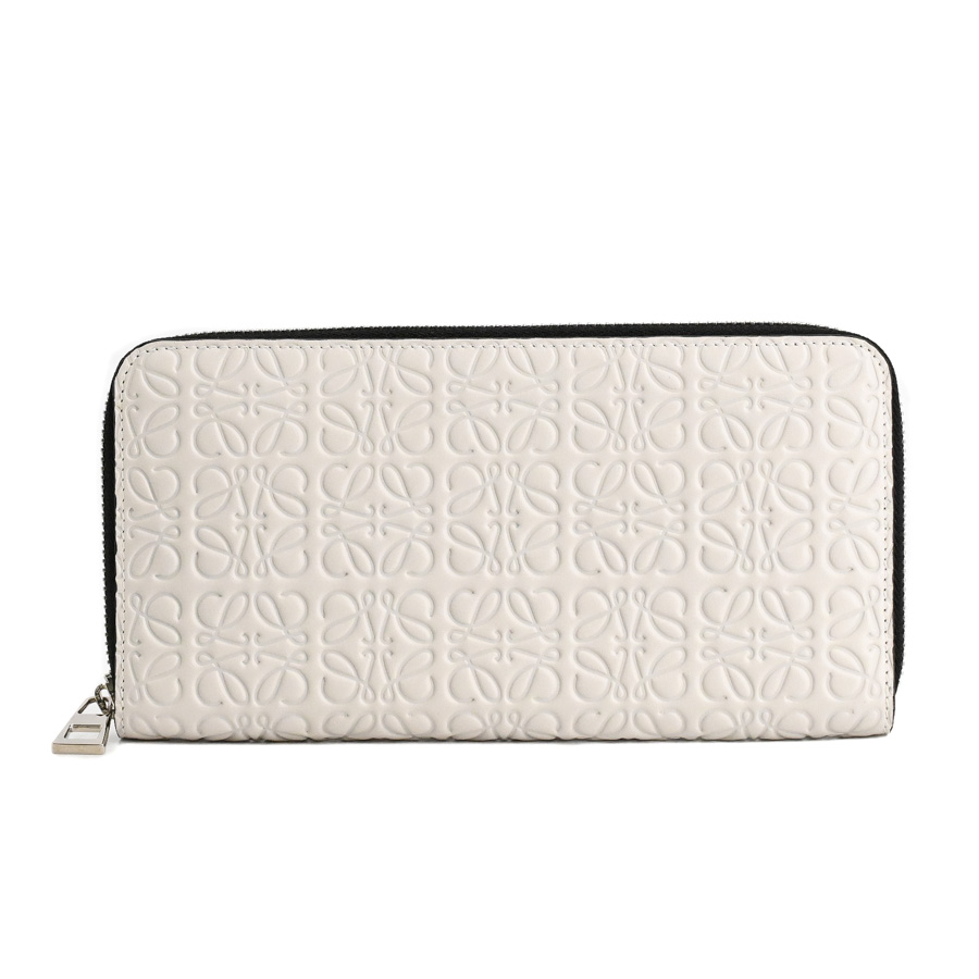 【中古SA品】  ロエベ リピートアナグラムジップロングウォレット   カタオシレザー 横浜関内店