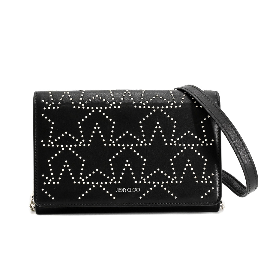 【中古A品】  ジミーチュー チェーンウォレット   カーフ 新宿歌舞伎町店