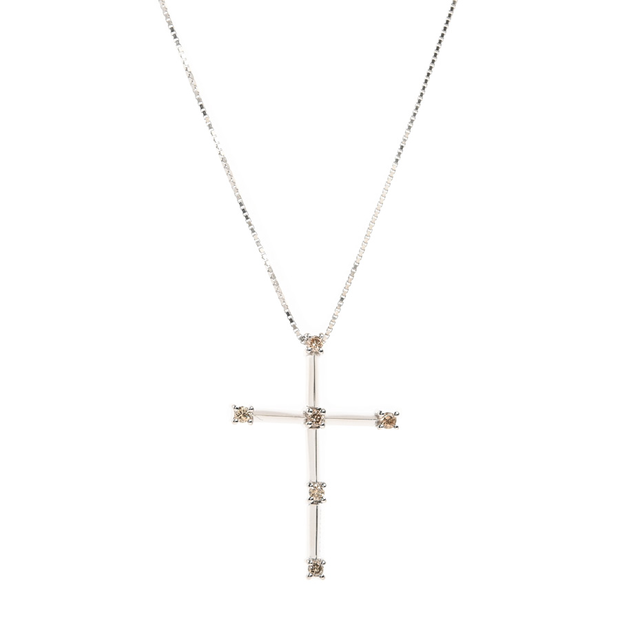 【中古A品】  ダミアーニ クロス   K18ホワイトゴールド 新宿歌舞伎町店