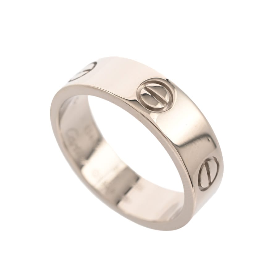 【中古A品】  カルティエ ラブリング   K18ホワイトゴールド 銀座