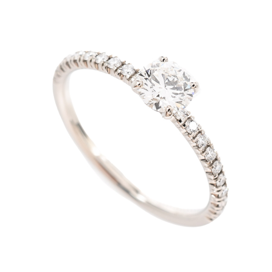 【中古A品】  カルティエ エタンセルドゥカルティエ ソリテール  N4744448 Pt950 元町本店