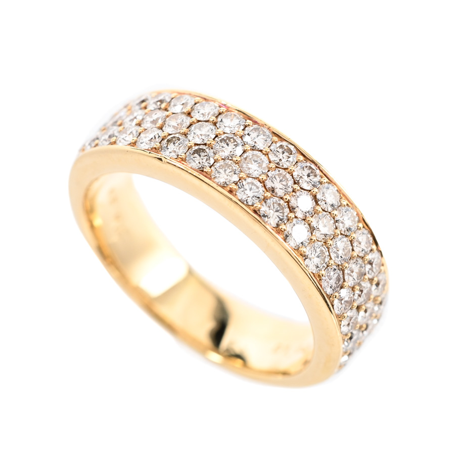 【中古A品】  ノンブランドジュエリー ダイヤ リング   K18YG THE YOKOHAMA FRONT