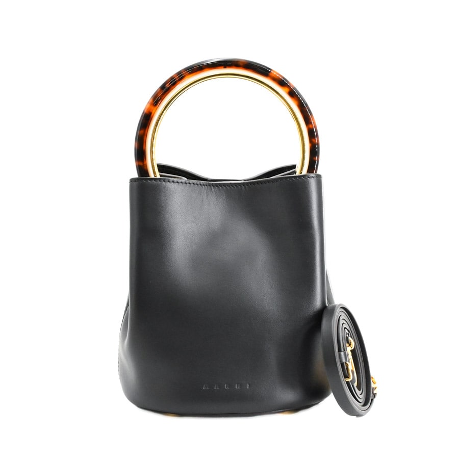 【中古A品】  マルニ パニエ2WAYハンドバッグ   カーフ 元町本店