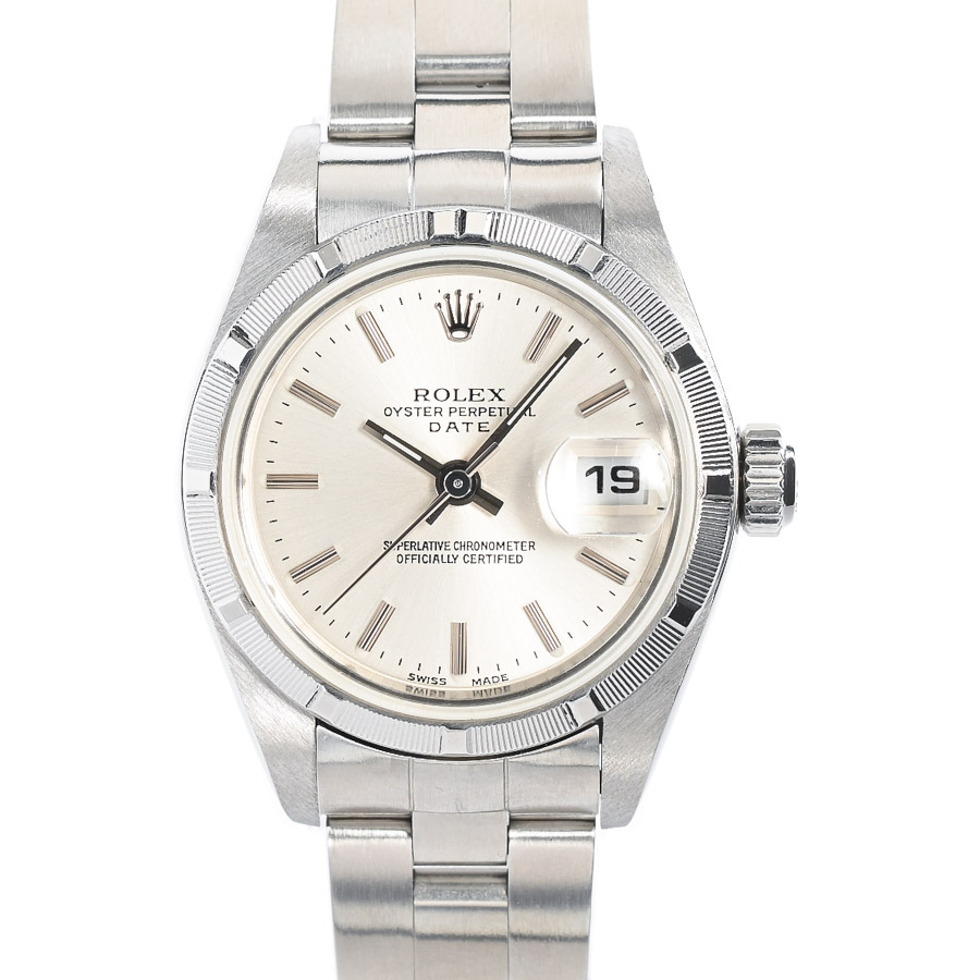 【中古A品】  ロレックス オイスターパーペチュアルデイト  79190 ステンレス THE YOKOHAMA FRONT