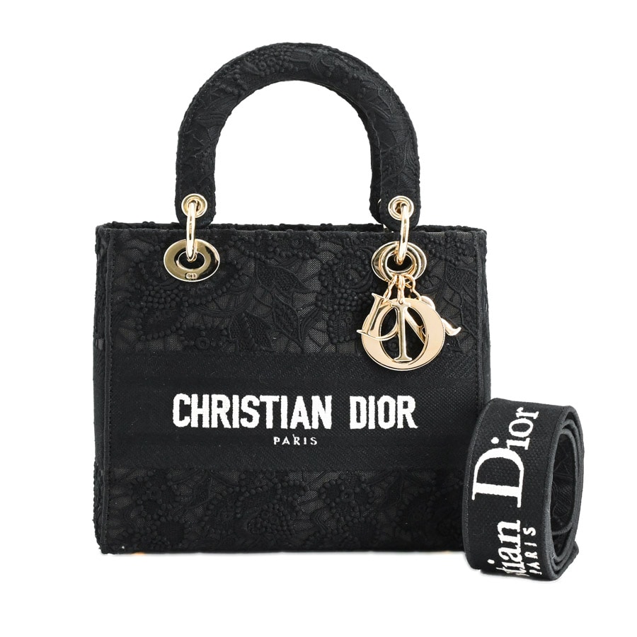 【中古A品】  ディオール レディD-LITEミディアム  M0565OECY_911 ジャガード 新宿歌舞伎町店