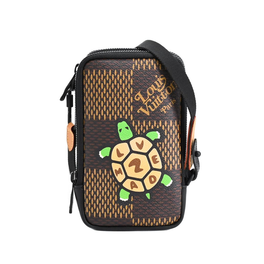 【中古SA品】  ルイヴィトン ダブルフォンポーチ ダミエ N40377  新宿歌舞伎町店