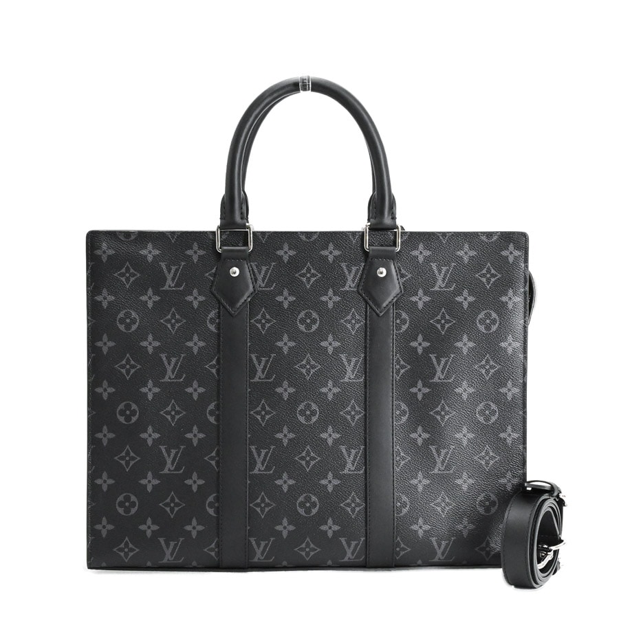 【中古A品】  ルイヴィトン サックプラホリゾンタルジップ モノグラムエクリプス M11742  元町本店