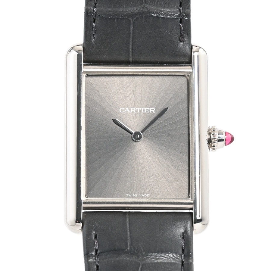 【未使用品】  カルティエ タンク ルイ  WGTA0303 プラチナ 銀座