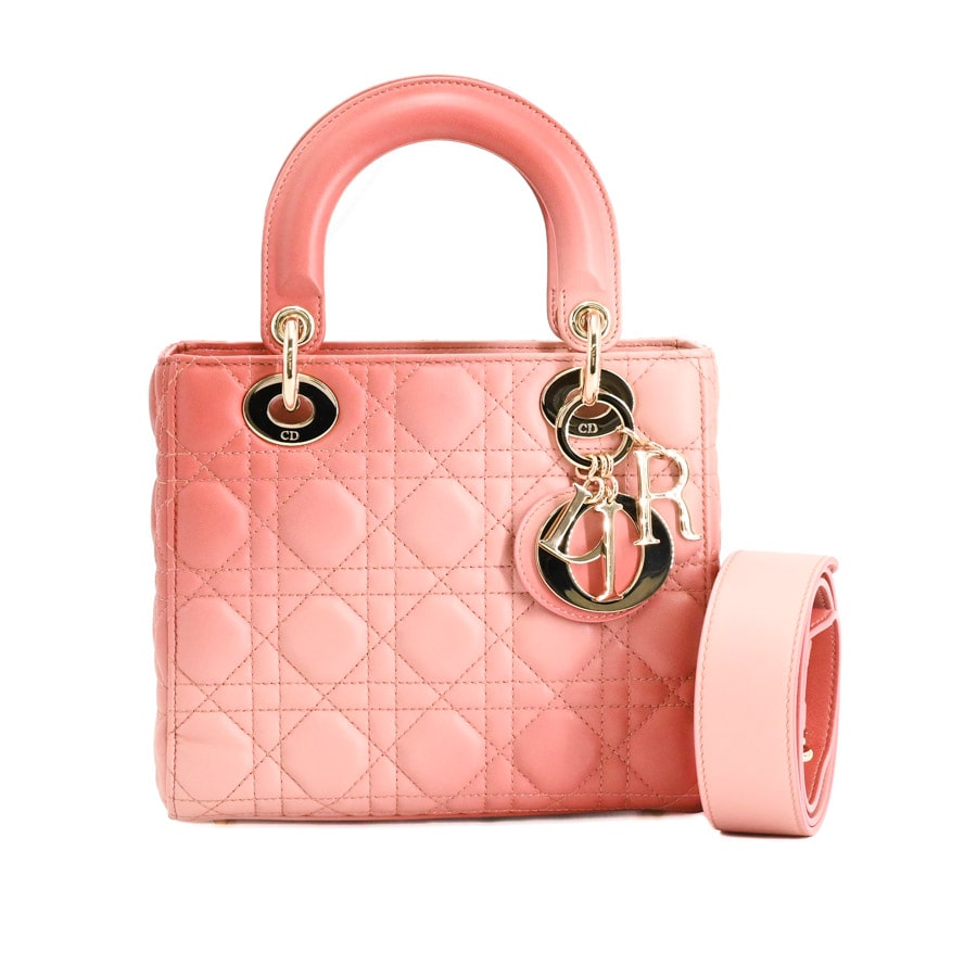 【中古SA品】  ディオール レディディオールマイABCディオールスモール   ラムスキン 新宿歌舞伎町店