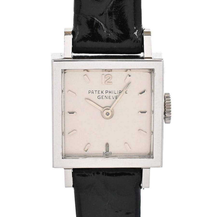 【中古A品】  パテックフィリップ スクエア  3285/21 ホワイトゴールド 銀座