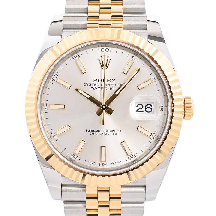 【中古A品】  ロレックス デイトジャスト41  126333 ステンレス/イエローゴールド 元町本店
