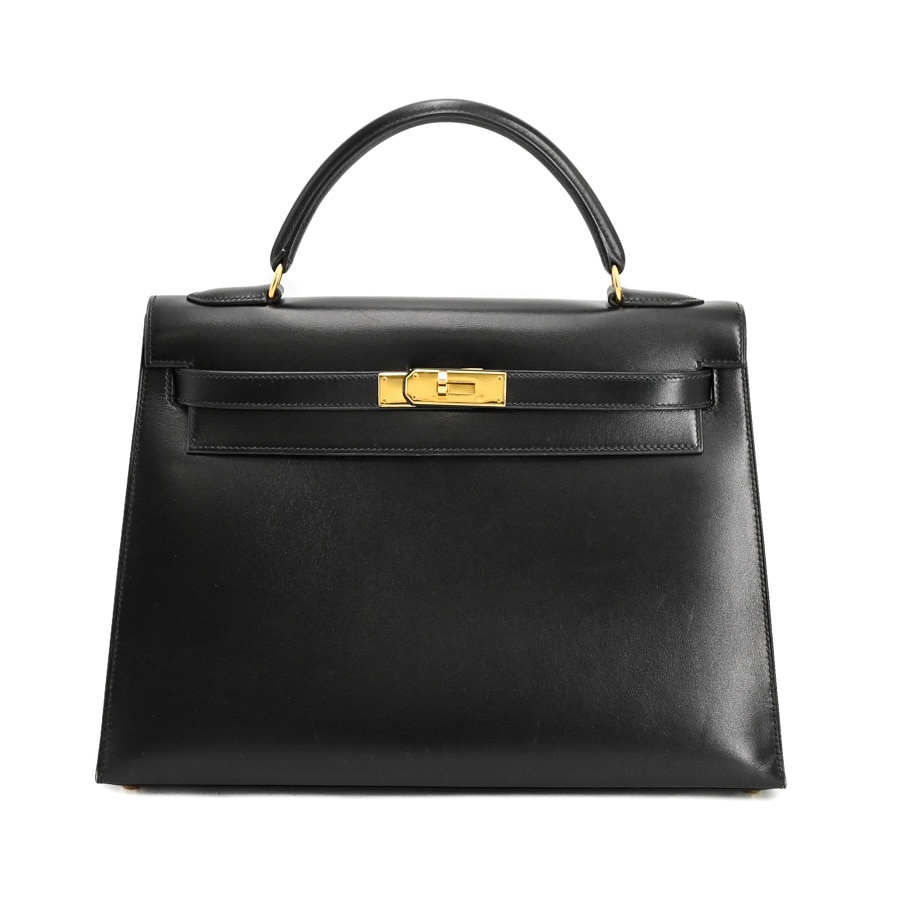 【中古A品】  エルメス ケリー32   ボックスカーフ 横浜関内店