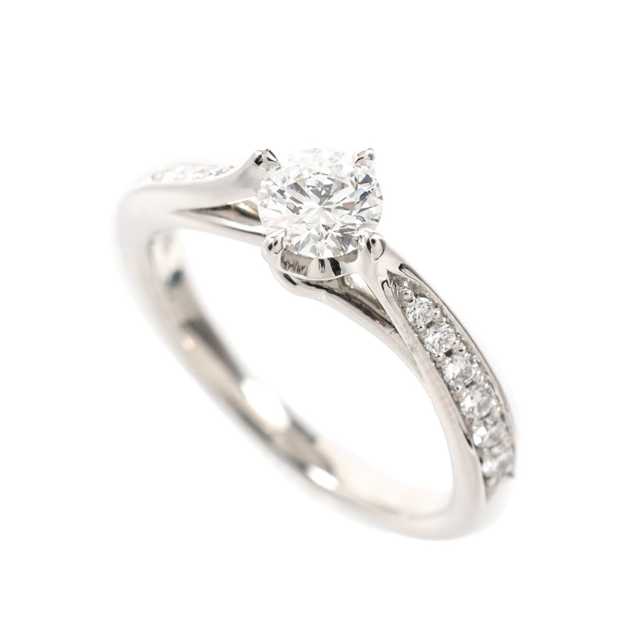 【中古A品】  ヨンドシー ダイヤ リング   Pt1000 銀座