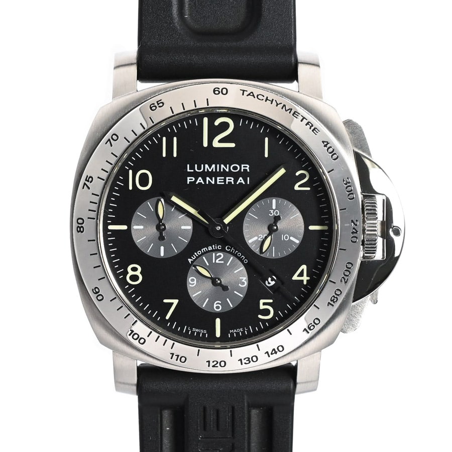 【中古A品】  パネライ ルミノール クロノグラフ  PAM00162 ステンレス SHIBUYA
