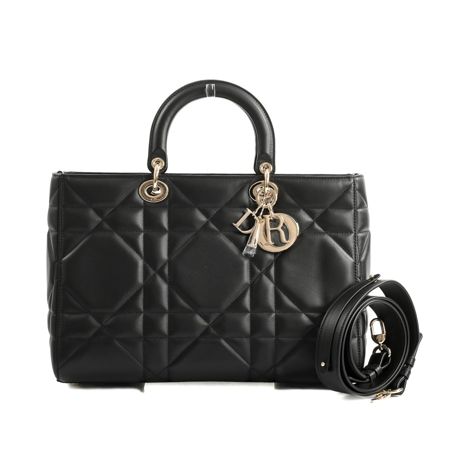 【中古SA品】  ディオール レディD-Sireラージ  M1152OHOW_M900 ラムスキン 横浜関内店