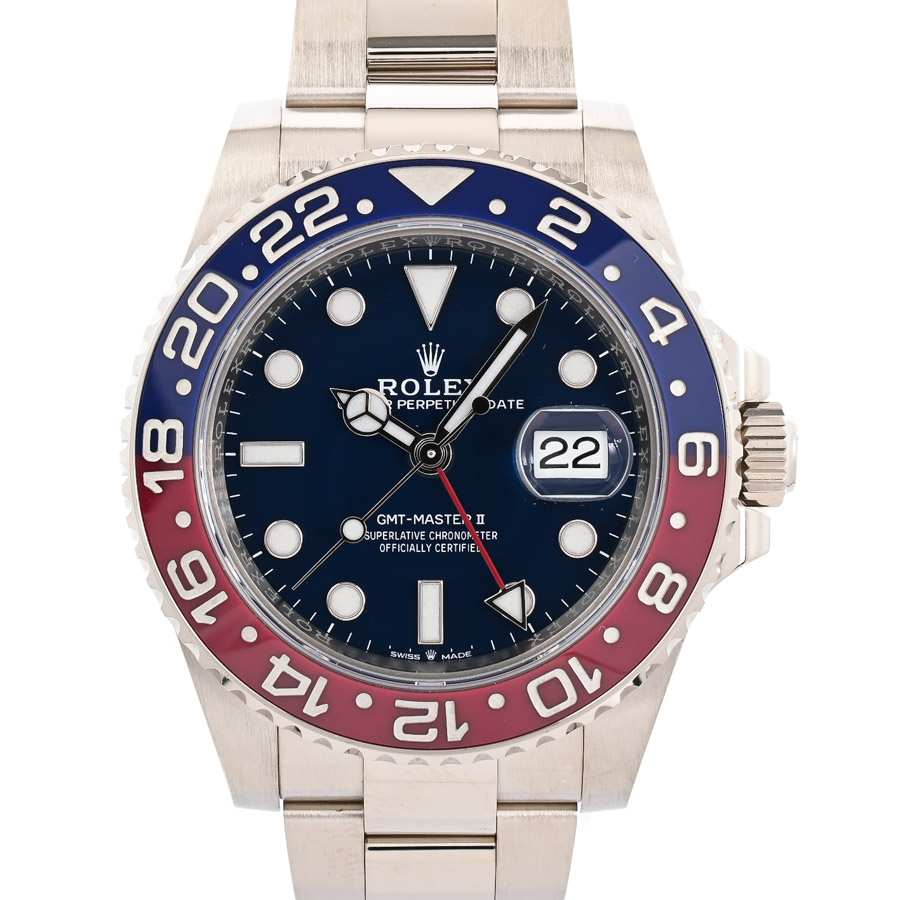 【中古A品】  ロレックス GMTマスター2  126719BLRO ホワイトゴールド SHIBUYA