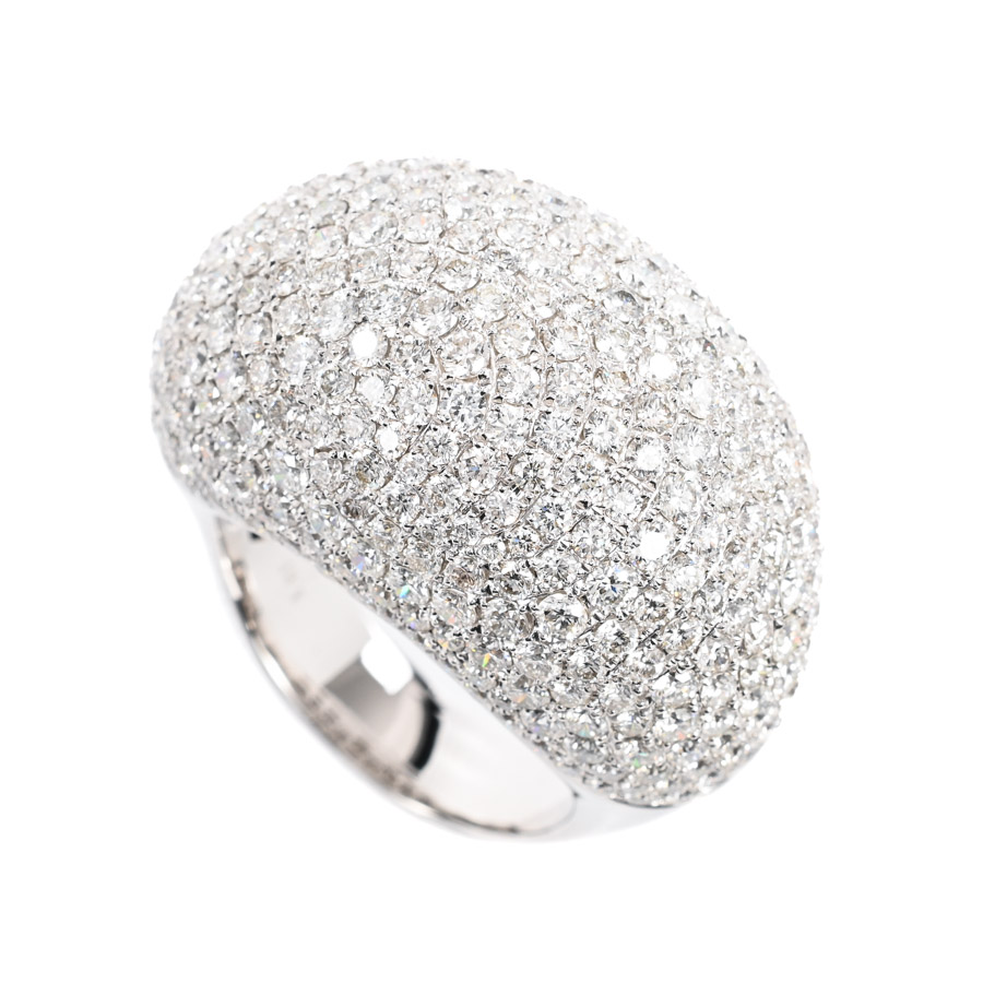 【中古A品】  ノンブランドジュエリー ダイヤ リング   K18ホワイトゴールド 横浜関内店