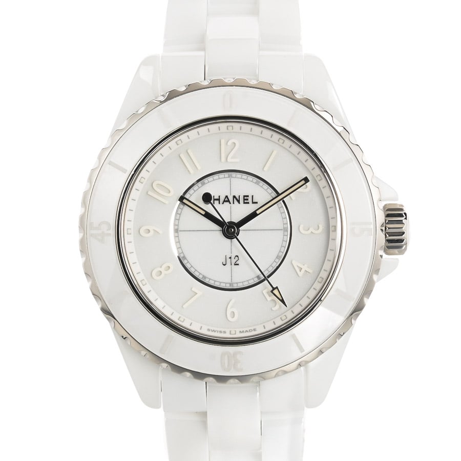 【中古A品】  シャネル J12 ホワイトファントム  H3442 セラミック 銀座