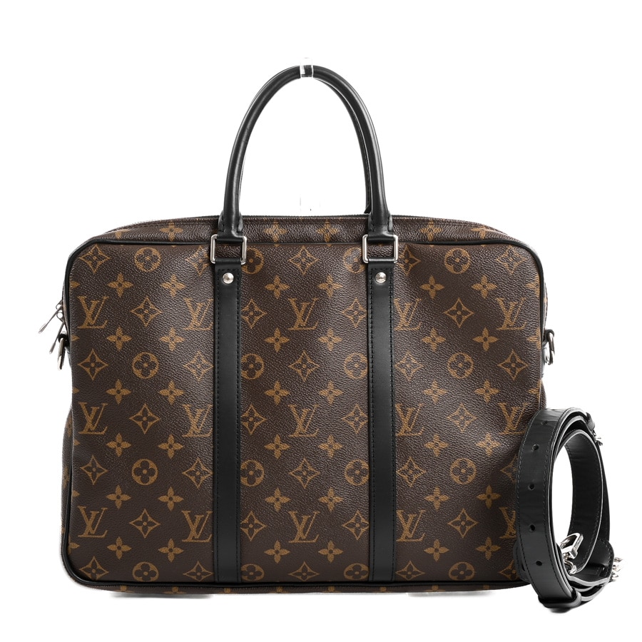 【中古A品】  ルイヴィトン ポルトドキュマンボワヤージュ モノグラムマカサー M52005  横浜関内店