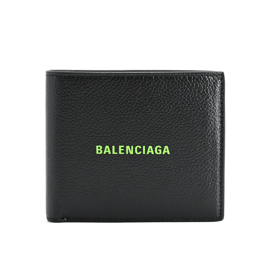 【中古A品】  バレンシアガ キャッシュスクエアフォールデッドコインウォレット  594315 カタオシレザー 横浜関内店