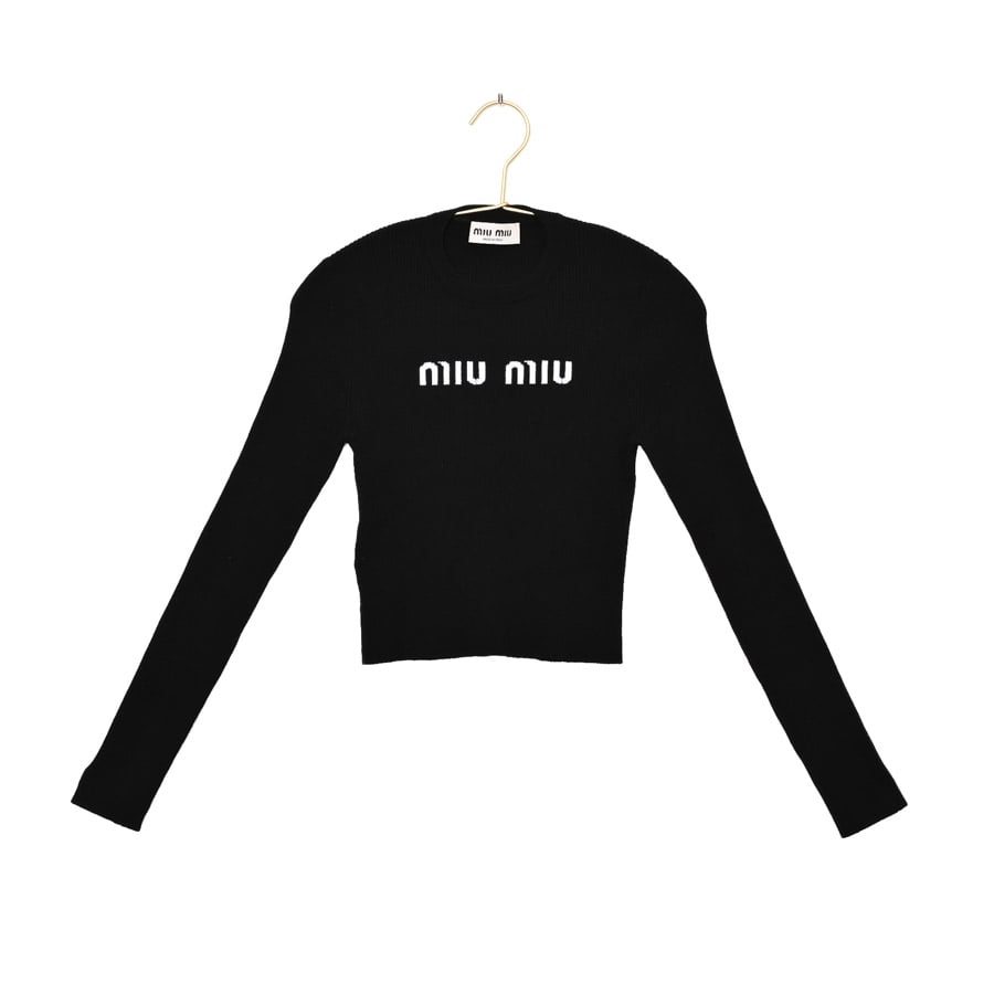 【中古A品】  ミュウミュウ クロップドニット  MML787  THE YOKOHAMA FRONT