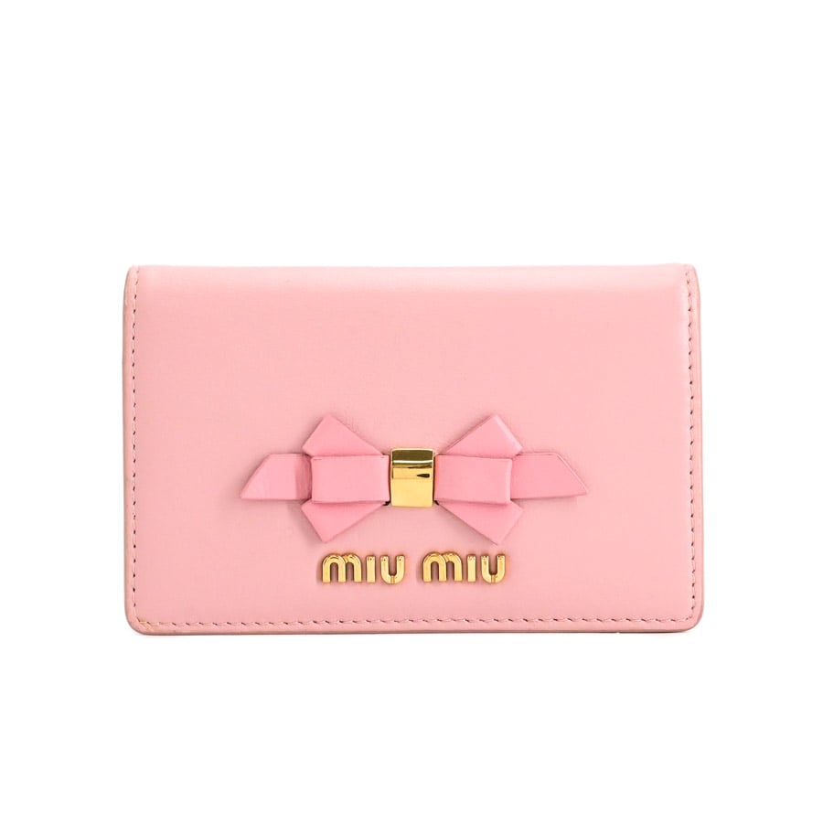 【中古AB品】  ミュウミュウ カードケース  5MC011 カーフ 横浜関内店