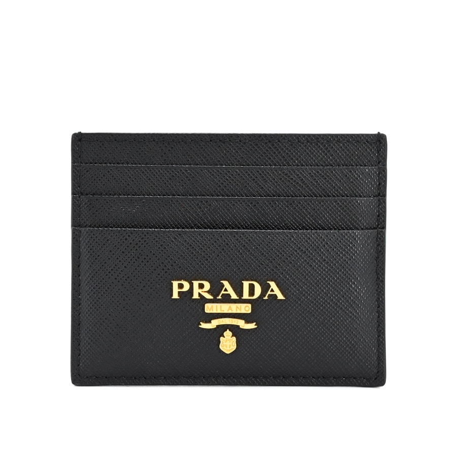 【中古A品】  プラダ カードホルダー  1MC025 サフィアノ THE YOKOHAMA FRONT