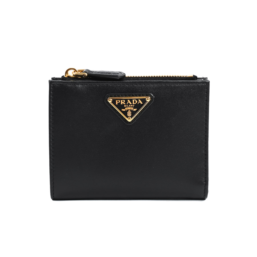 【未使用品】  プラダ 2つ折り財布  1ML050 カーフ THE YOKOHAMA FRONT