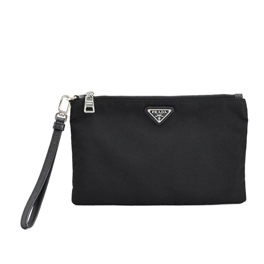 【中古A品】  プラダ クラッチフラットポーチ  2NH006 テスート THE YOKOHAMA FRONT