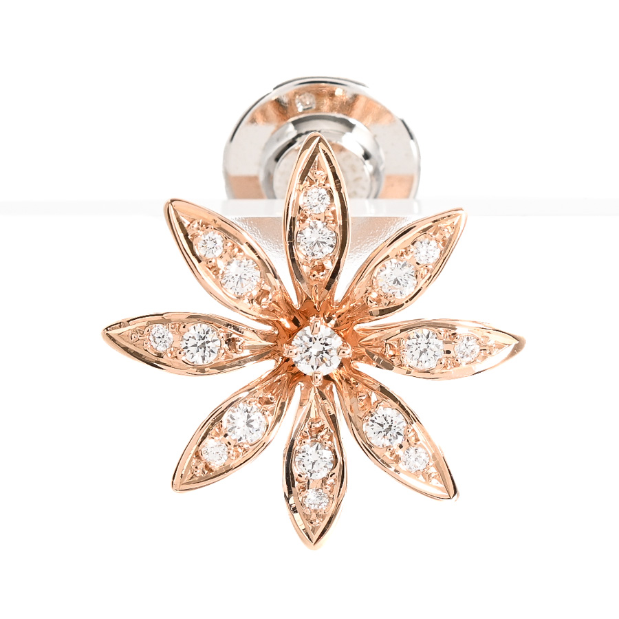 【中古A品】  ミキモト ダイヤ ブローチ   ステンレス/K18ピンクゴールド(SS/K18PG) 元町本店