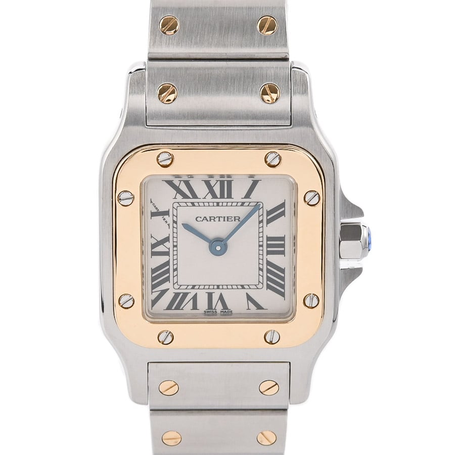 【中古A品】  カルティエ サントスガルベSM  W20012C4 ステンレス/イエローゴールド 銀座